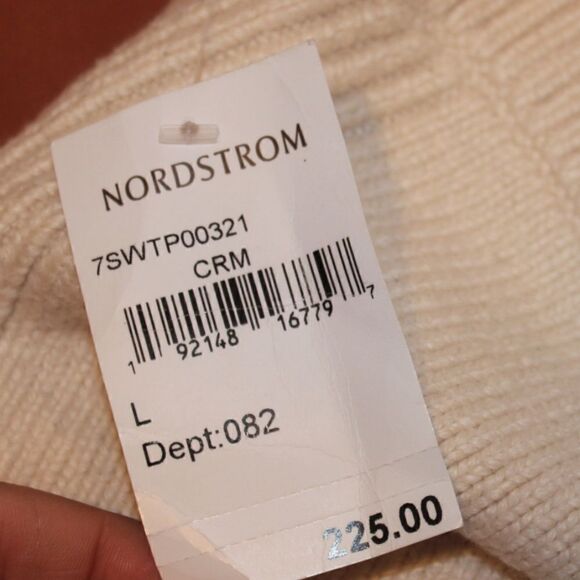 NWT A.L.C Cream Squared Neck Stretch Crop Top Women Size large - Picture 7 of 12